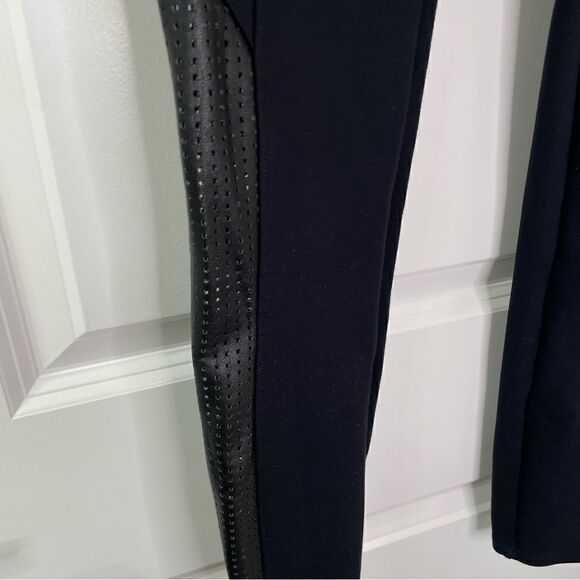 SPANX Perforated Faux Leather Leggings - Picture 4 of 8